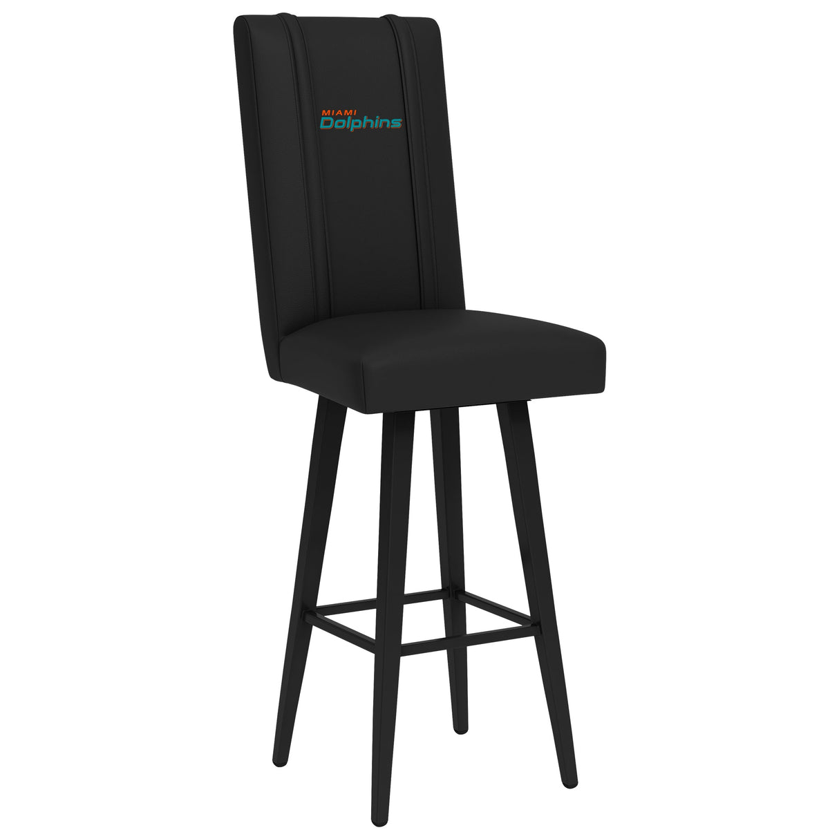 Swivel Bar Stool 2000 with Miami Dolphins Secondary Logo