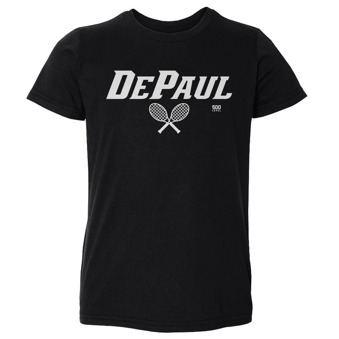 DePaul Blue Demons Tennis Minimalist WHT