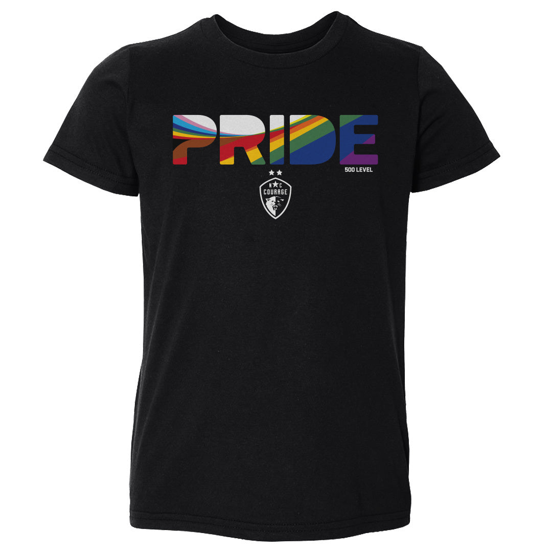 North Carolina Courage Pride Stripes 2025 WHT