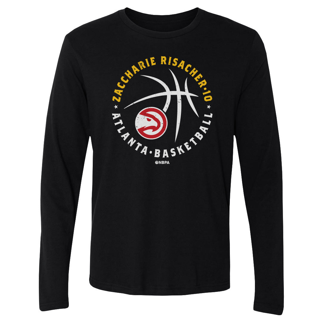 Zaccharie Risacher Atlanta Hawks Player Ball WHT