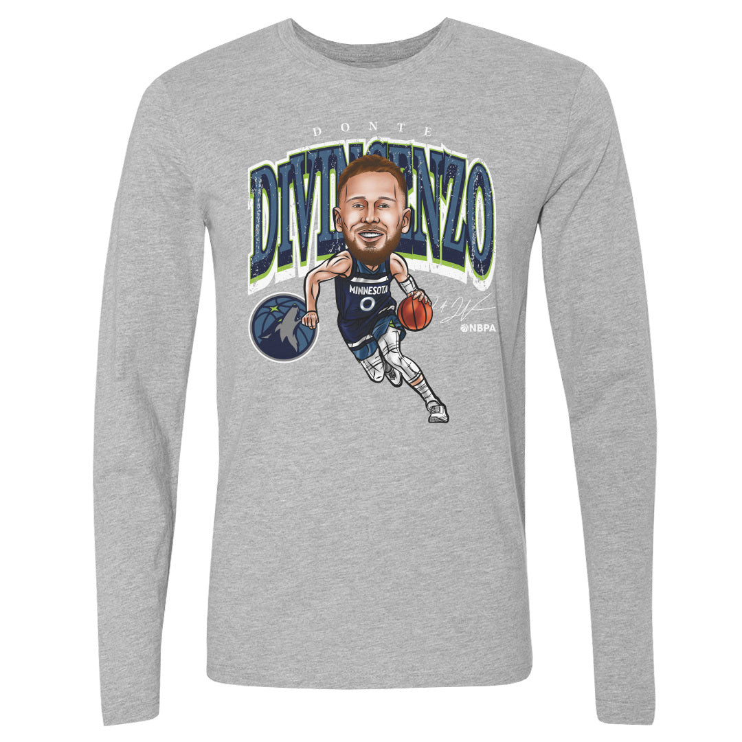 Donte DiVincenzo Minnesota Timberwolves Cartoon NBA WHT