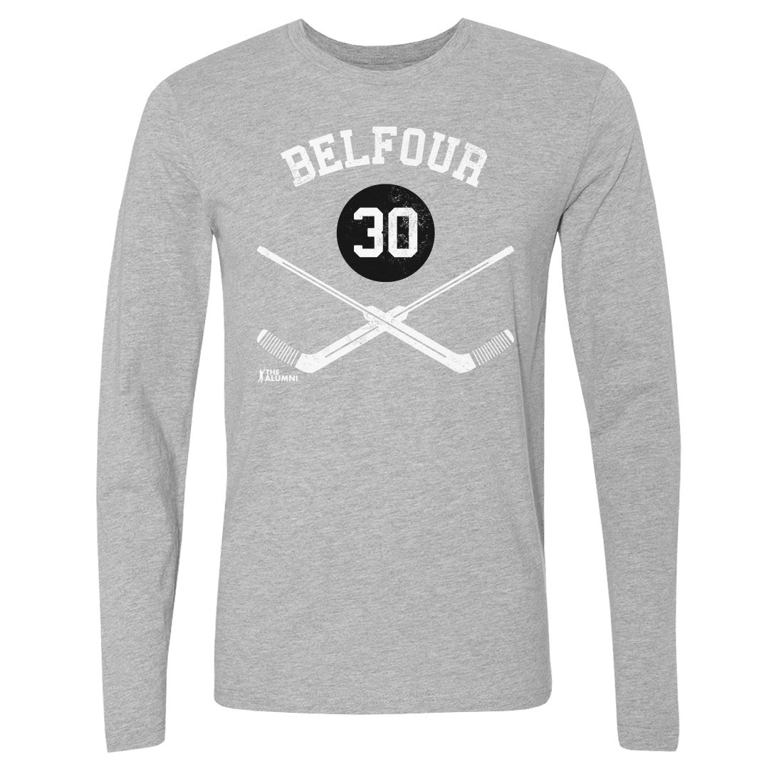 Ed Belfour Chicago 30 Goalie Sticks WHT
