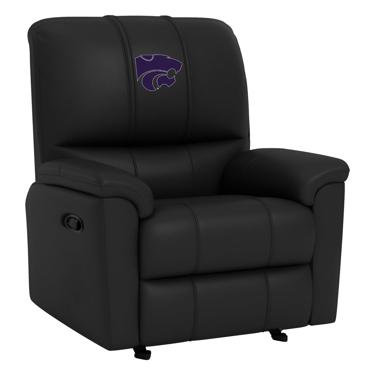 Rocker Recliner with Kansas State Wildcats Logo