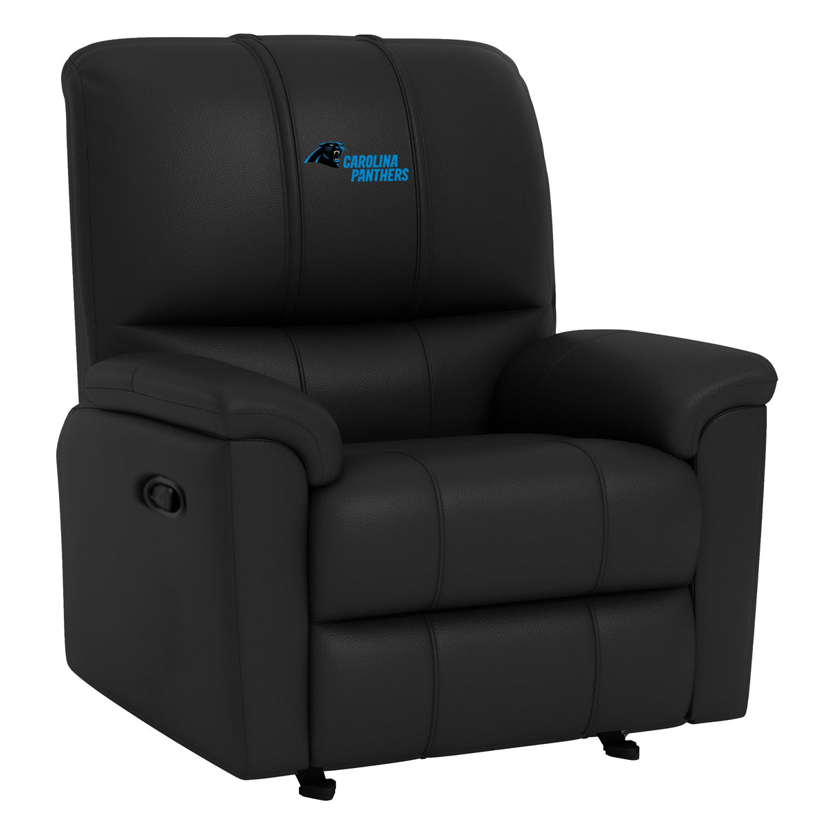 Rocker Recliner with Carolina Panthers Secondary Logo