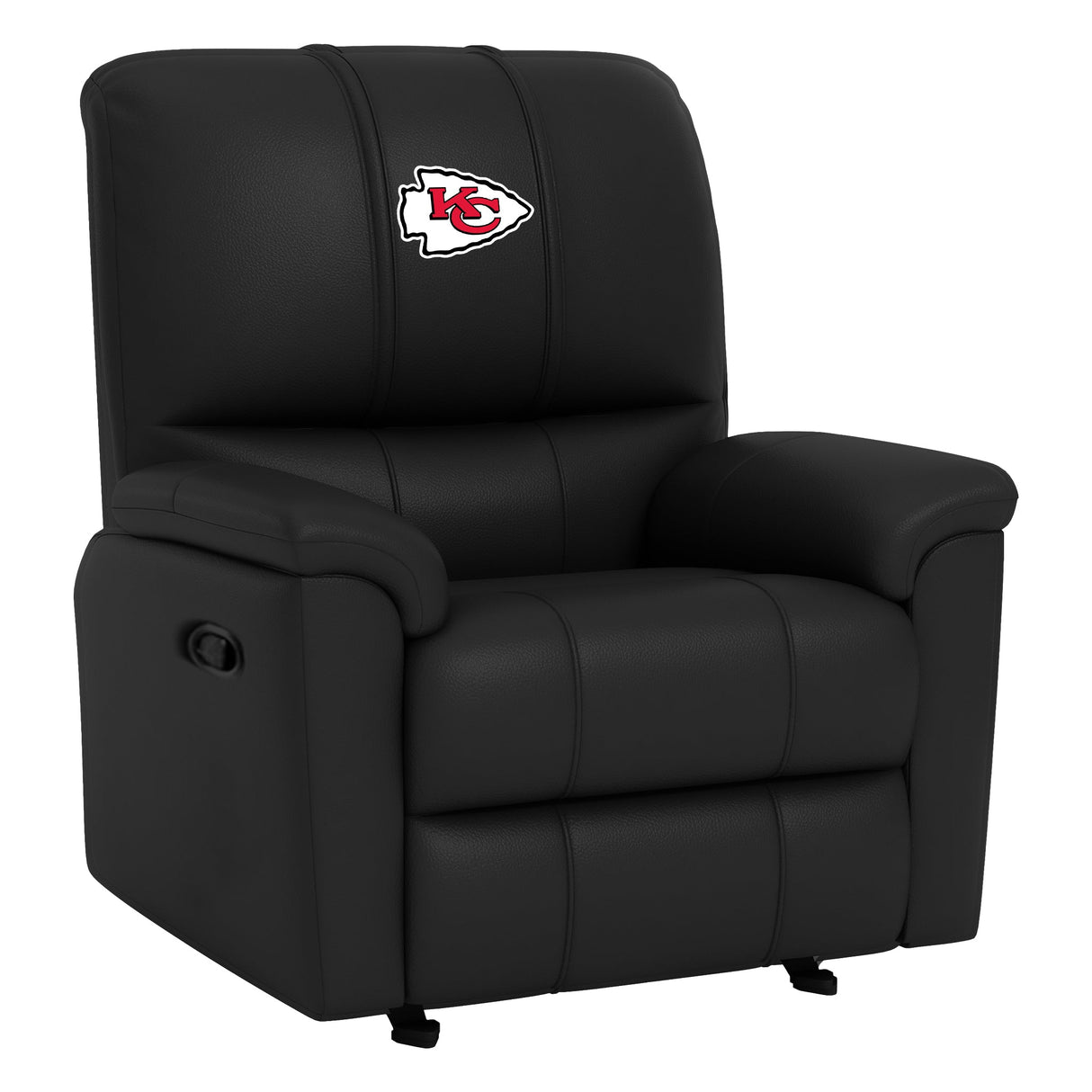 Rocker Recliner with Kansas City Chiefs Primary Logo