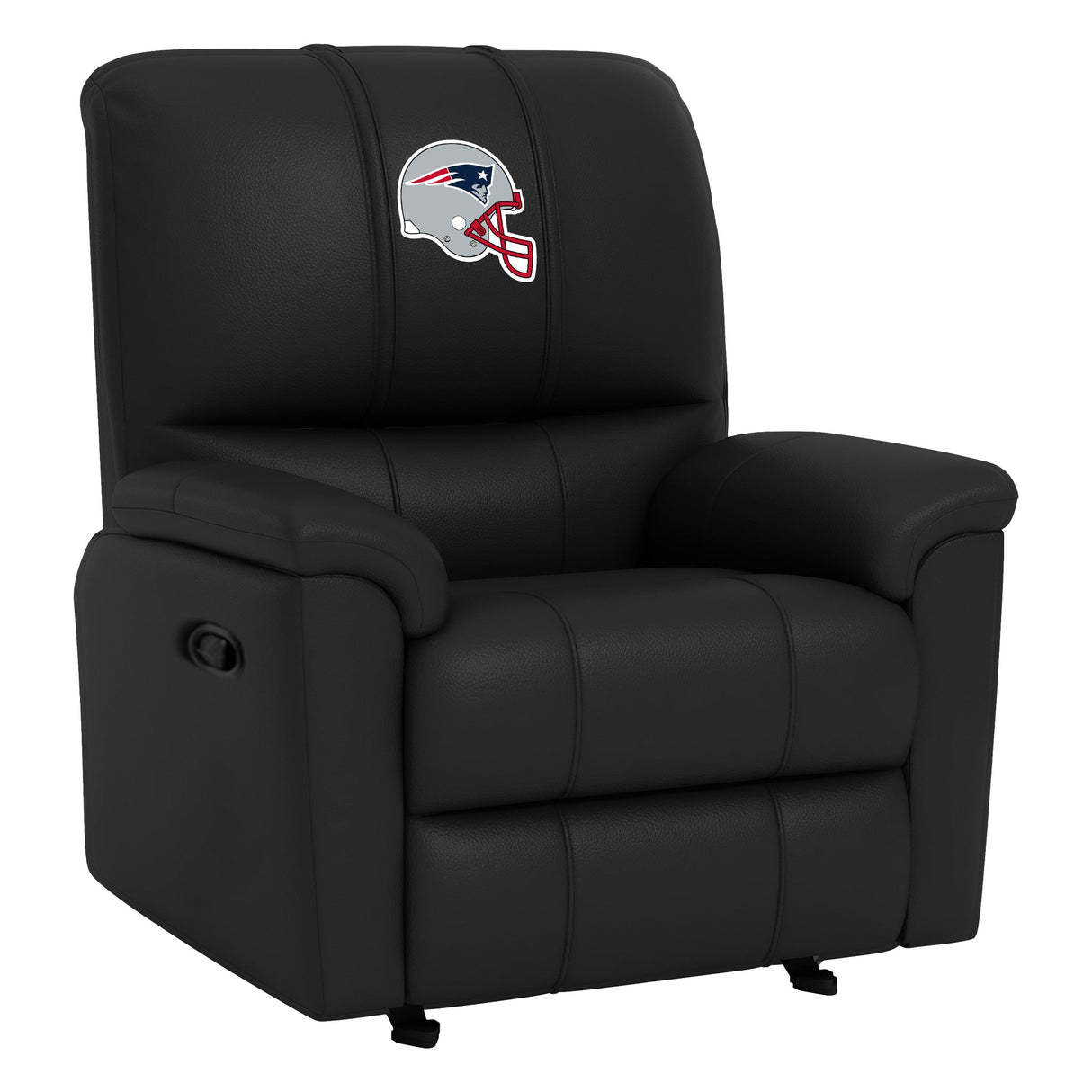 Rocker Recliner with New England Patriots Helmet Logo
