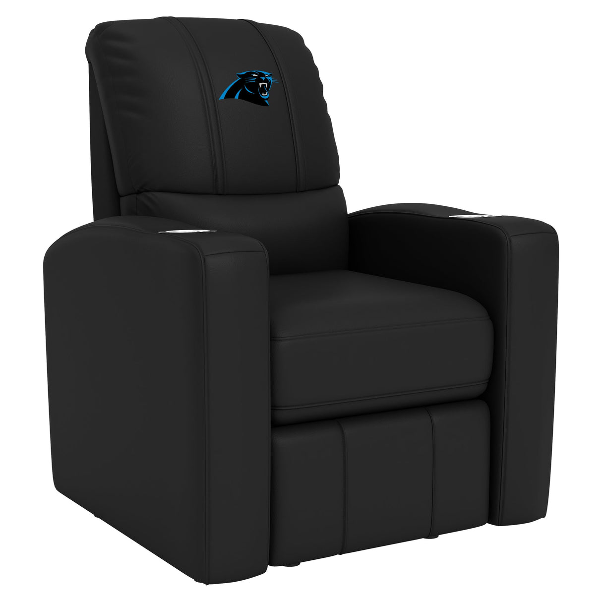 Stealth Recliner with Carolina Panthers Primary Logo
