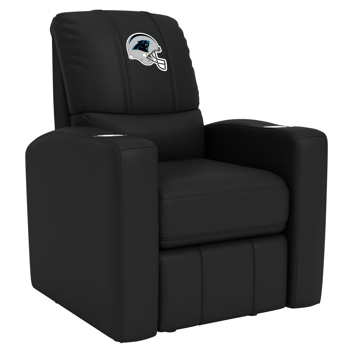 Stealth Recliner with Carolina Panthers Helmet Logo