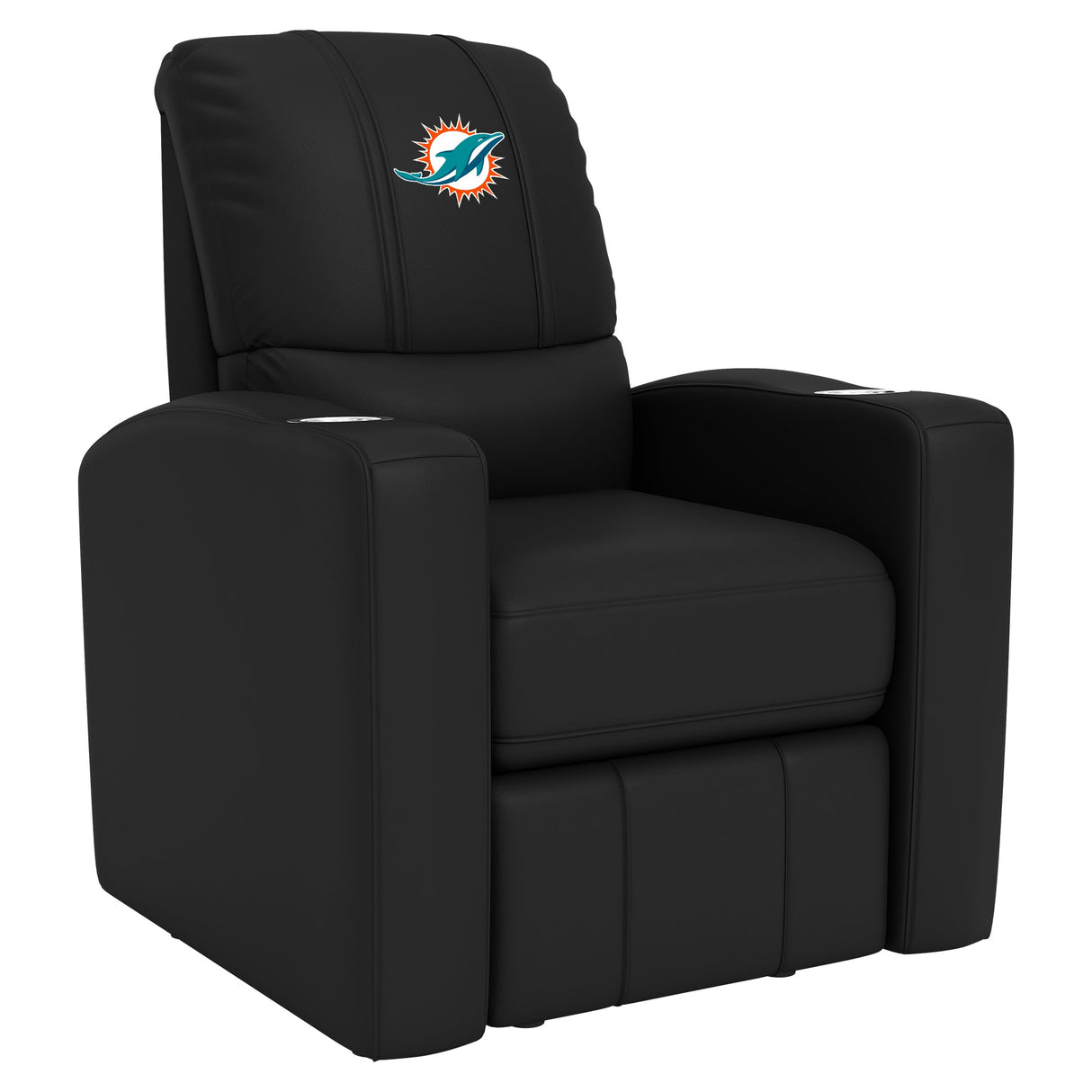 Stealth Recliner with Miami Dolphins Primary Logo