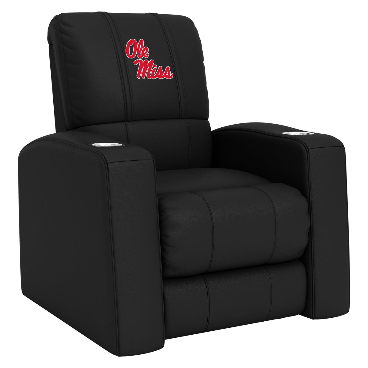 Relax Home Theater Recliner with Mississippi Rebels Logo