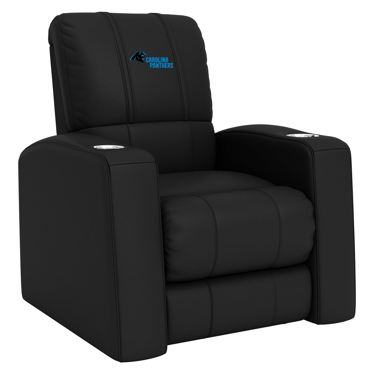 Relax Home Theater Recliner with Carolina Panthers Secondary Logo