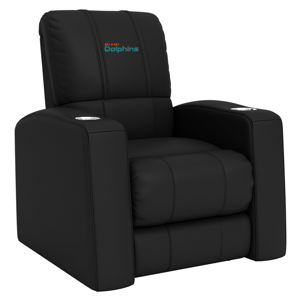 Relax Home Theater Recliner with Miami Dolphins Secondary Logo
