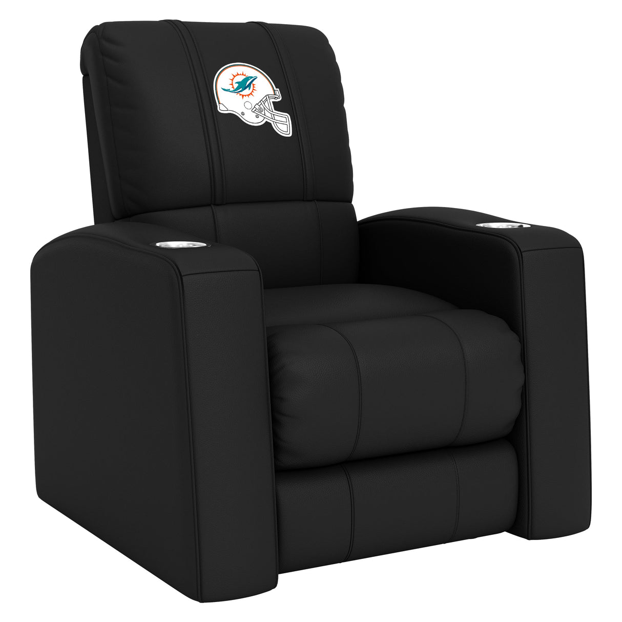 Relax Home Theater Recliner with Miami Dolphins Helmet Logo