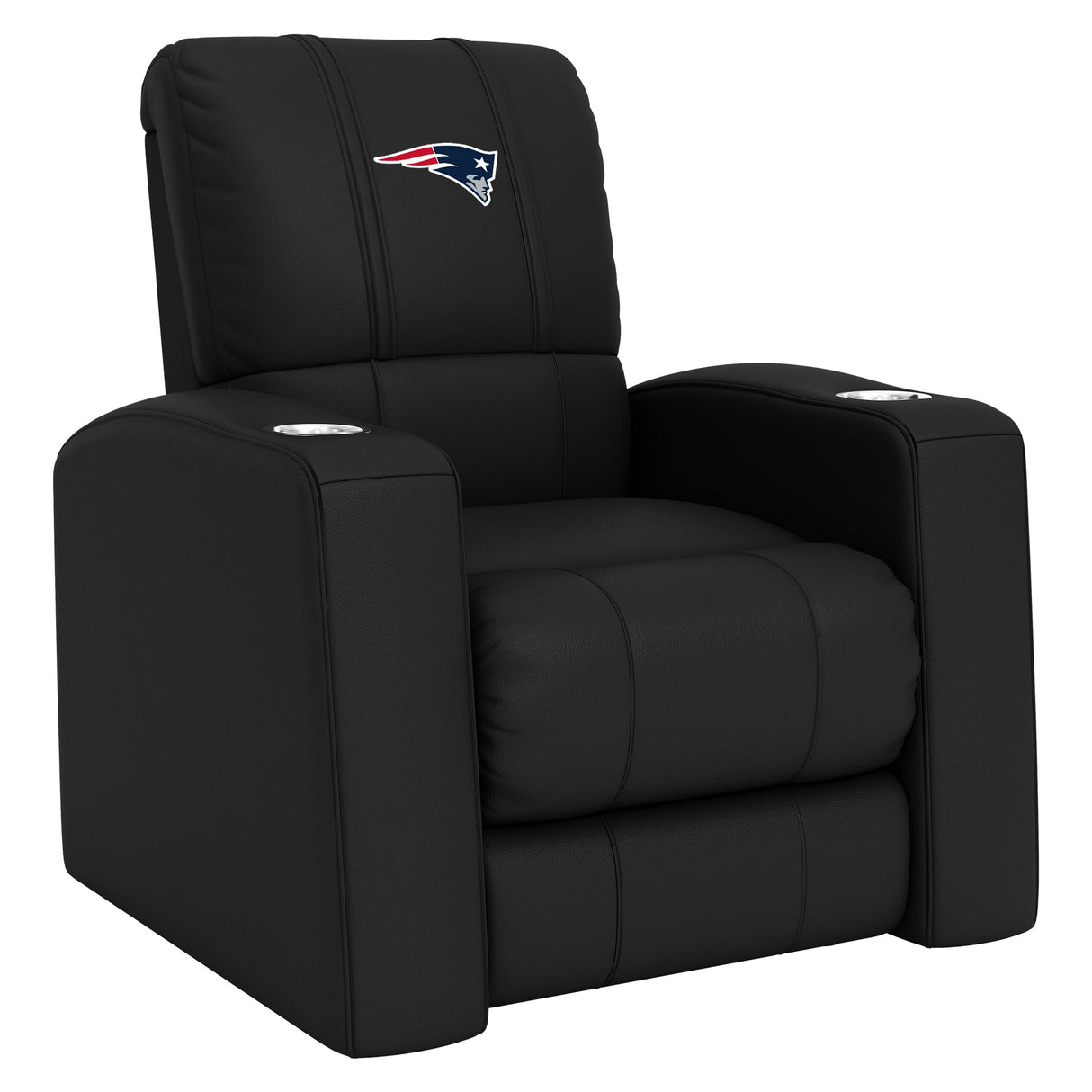 Relax Home Theater Recliner with New England Patriots Primary Logo