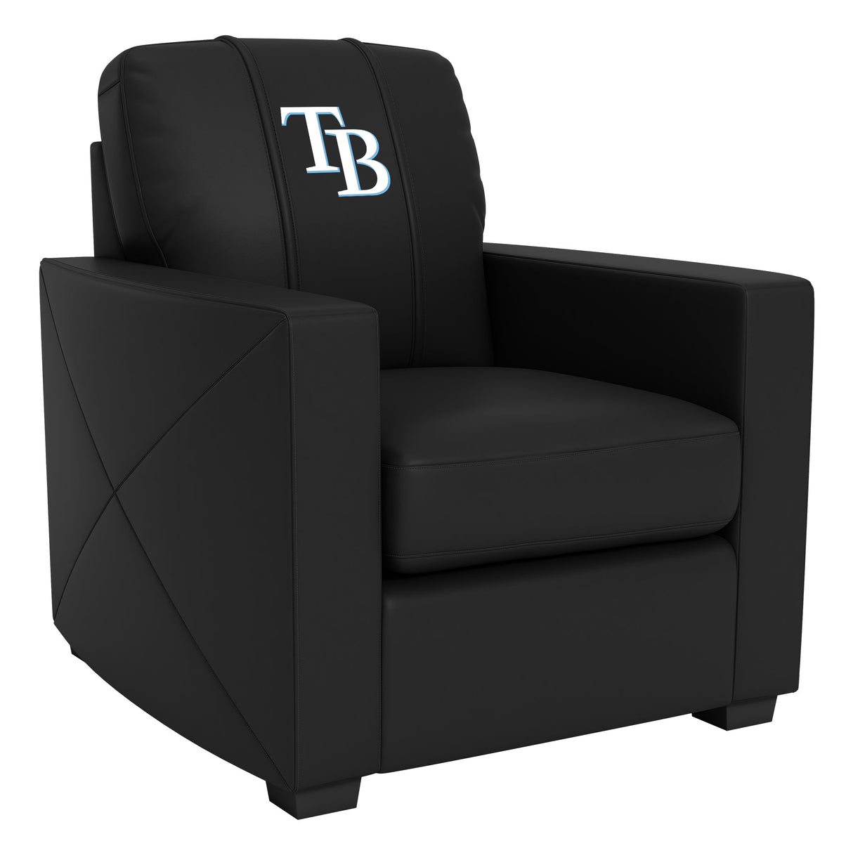 Silver Club Chair with Tampa Bay Rays Secondary
