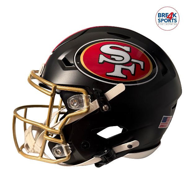 San Francisco 49ers Full Size Authentic SpeedFlex Football Helmet 2025 Rivalries - NFL