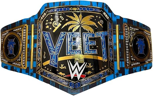 New Jey Uso Yeet Championship Title Belt – Undisputed Championship Replica Belt