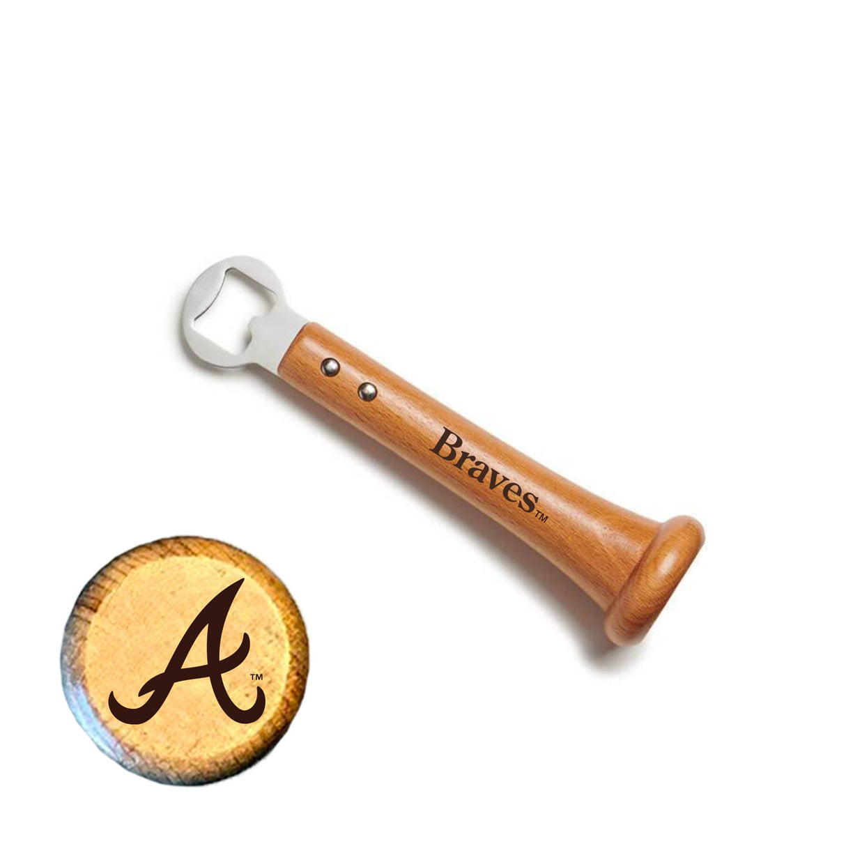 Atlanta Braves "PICKOFF" Bottle Opener