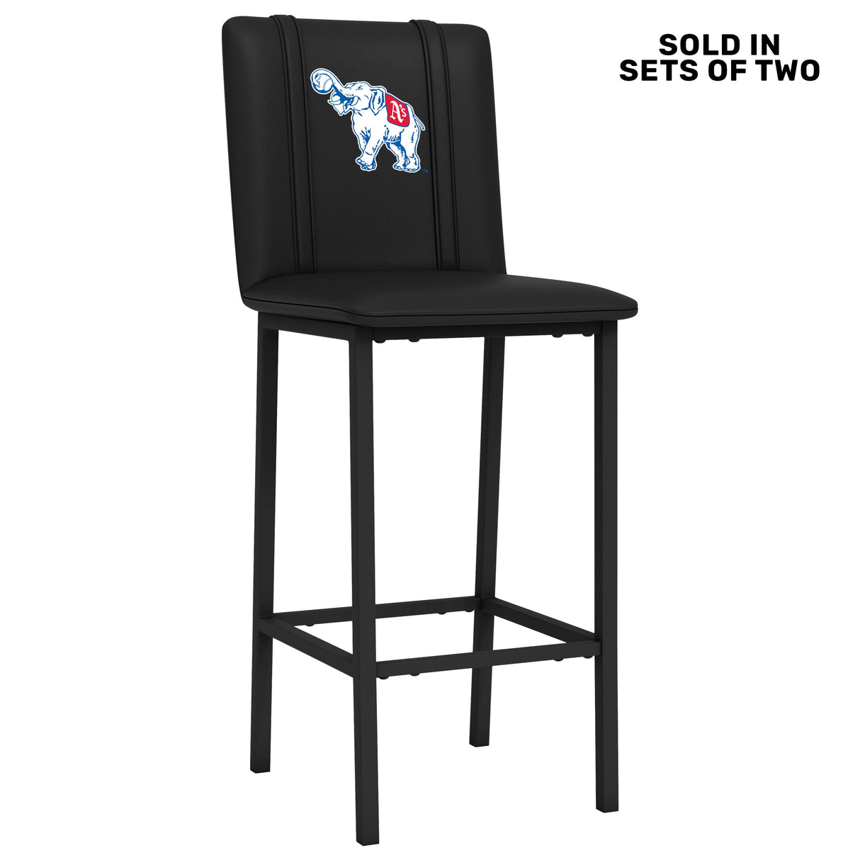 Bar Stool 500 with Oakland Athletics Cooperstown Set of 2