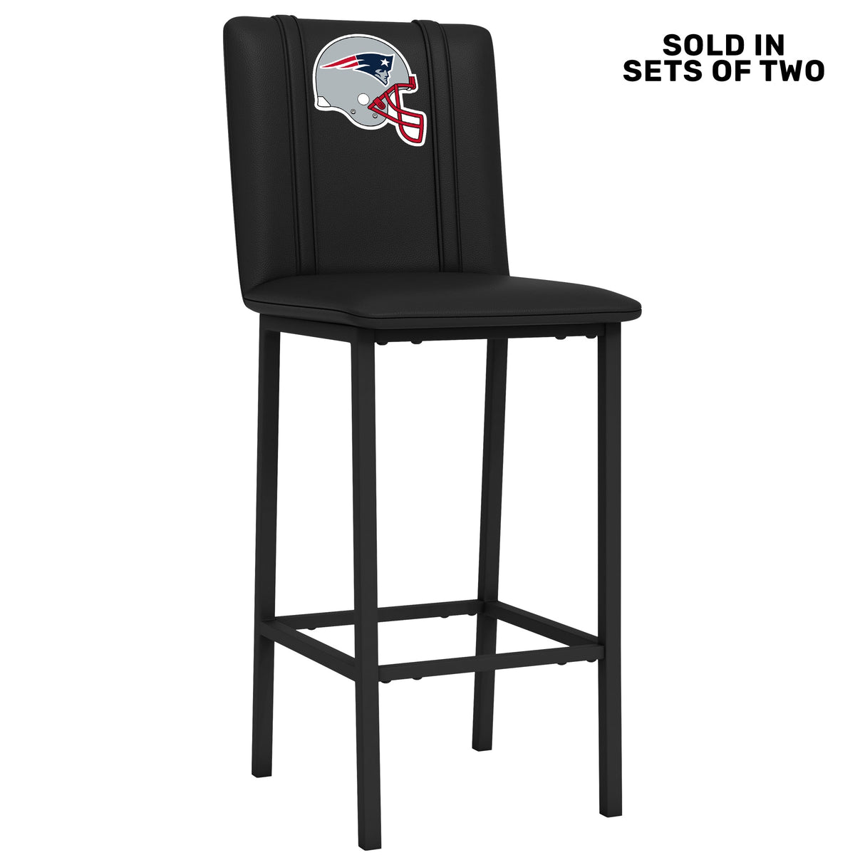 Bar Stool 500 with New England Patriots Helmet Logo Set of 2