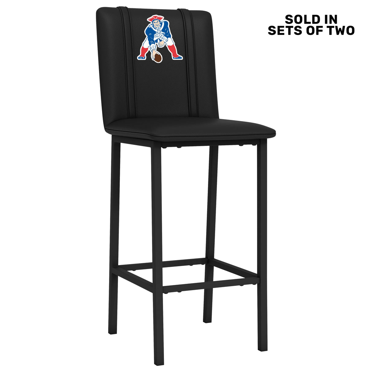 Bar Stool 500 with New England Patriots Classic Logo Set of 2