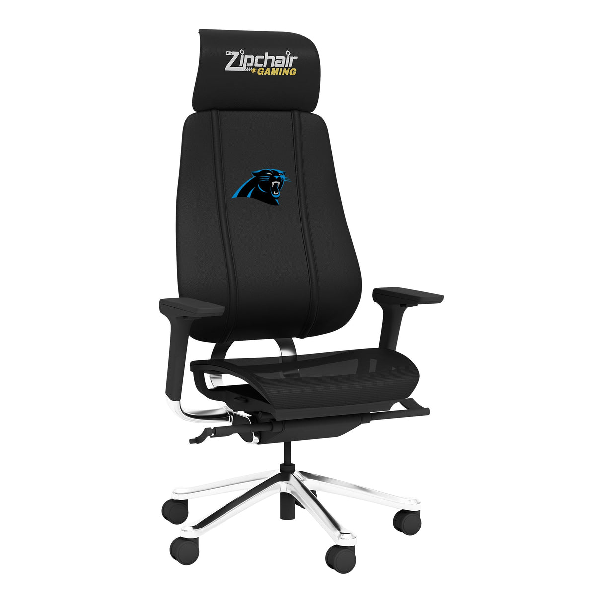 PhantomX Mesh Gaming Chair with Carolina Panthers Primary Logo