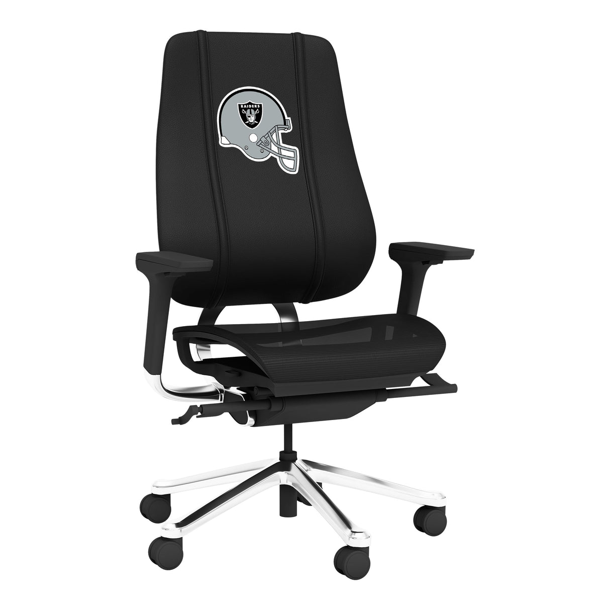 PhantomX Mesh Gaming Chair with Las Vegas Raiders Helmet Logo