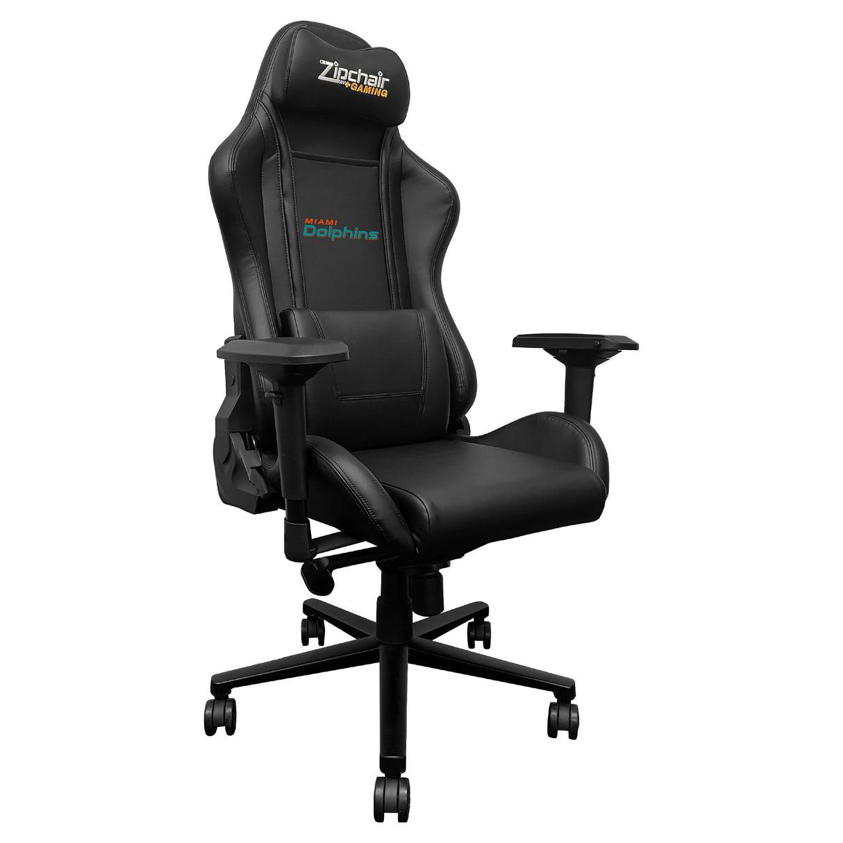 Xpression Pro Gaming Chair with Miami Dolphins Secondary Logo