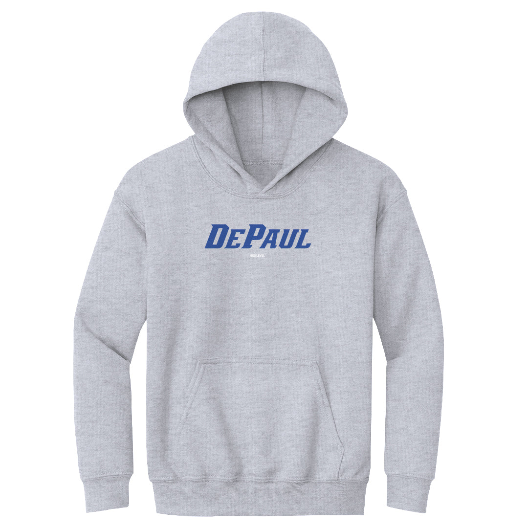 DePaul Blue Demons Wordmark Royal WHT