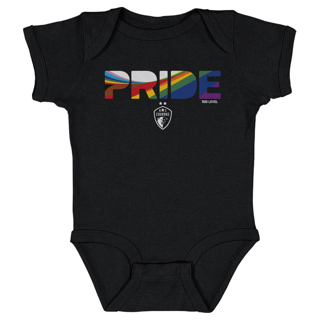 North Carolina Courage Pride Stripes 2025 WHT