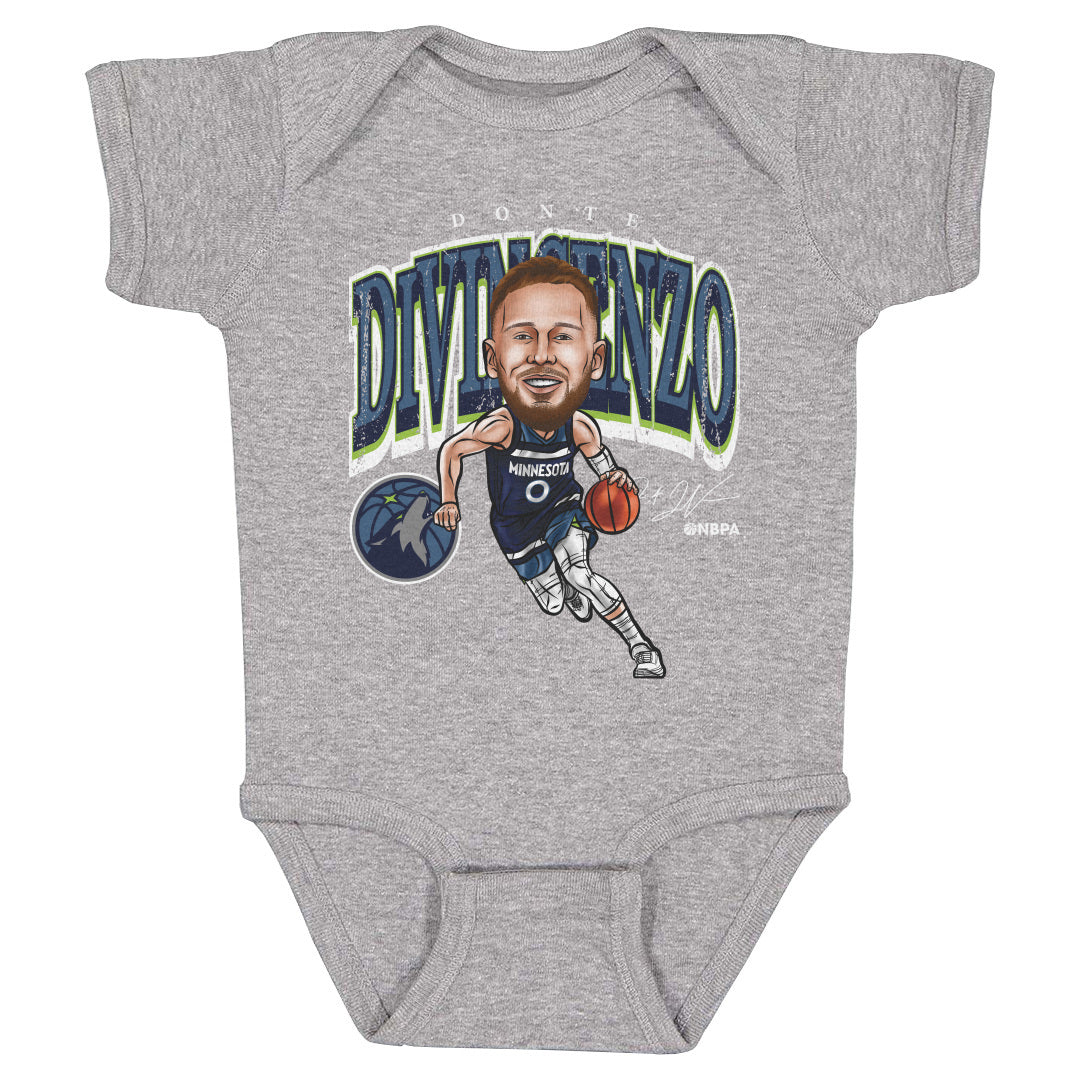 Donte DiVincenzo Minnesota Timberwolves Cartoon NBA WHT