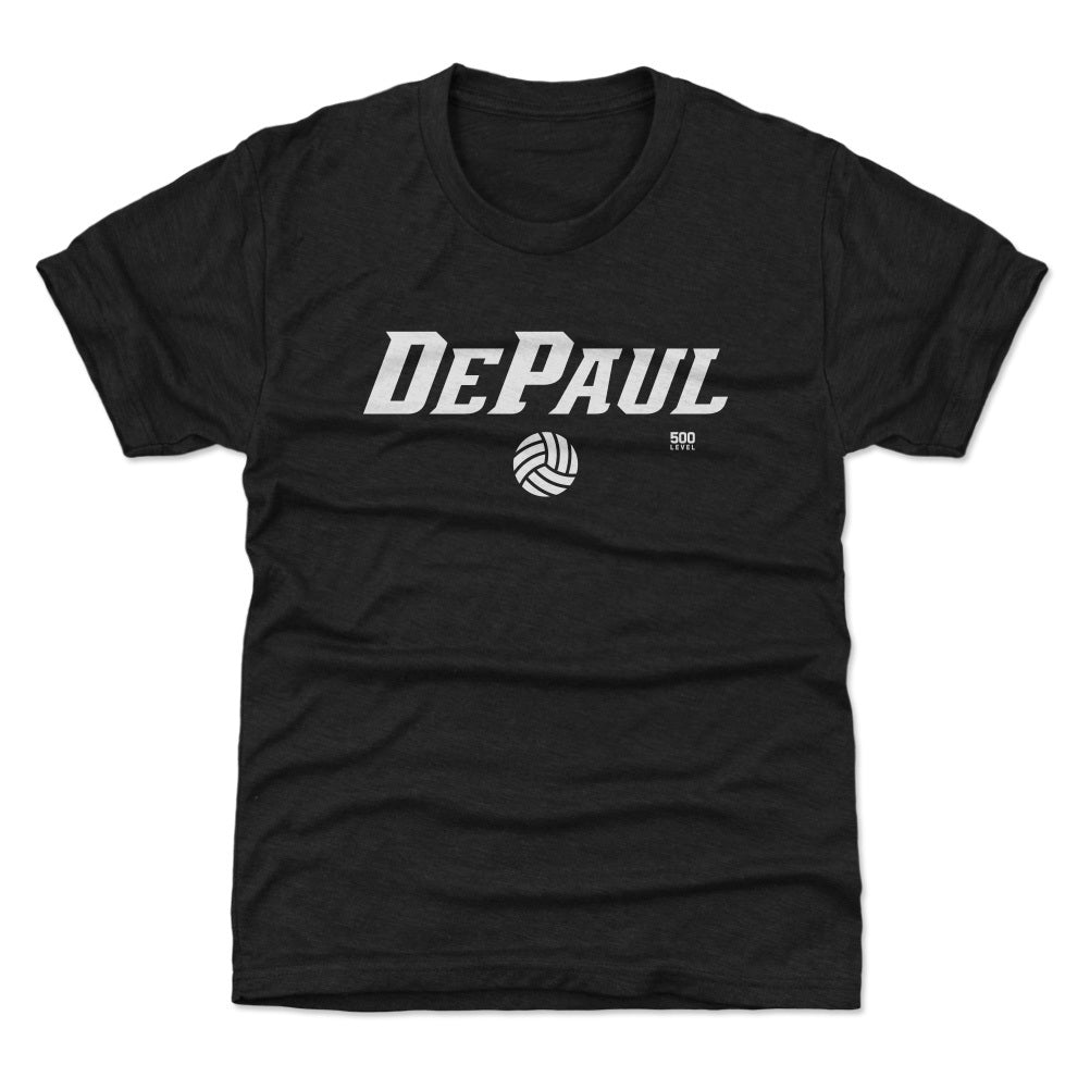 DePaul Blue Demons Volleyball Minimalist WHT