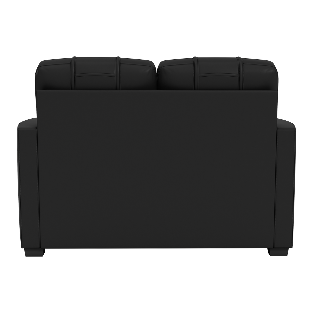 Silver Loveseat with Detroit Lions Primary Logo