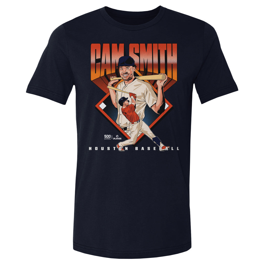 Cam Smith Houston Baseball Diamond WHT