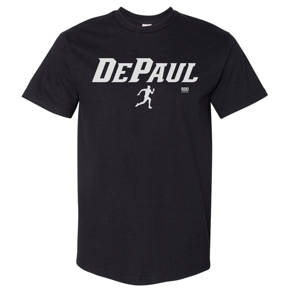 DePaul Blue Demons Track & Field Minimalist WHT