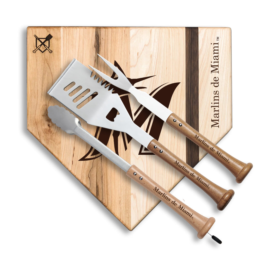 Marlins de Miami "Silver Slugger" Combo Set (en Español)