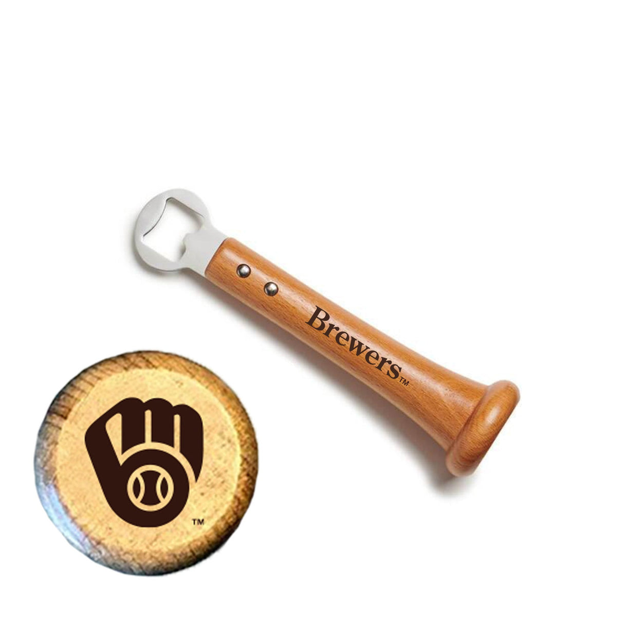 Milwaukee Brewers "PICKOFF" Bottle Opener