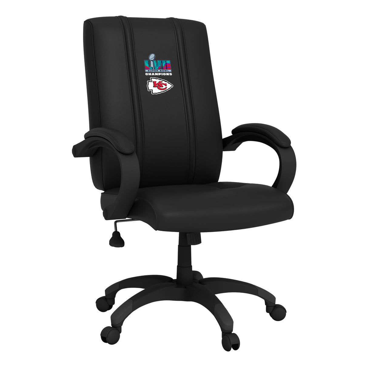 Kansas City Chiefs Super Bowl LVII Champions Logo Office Chair 1000