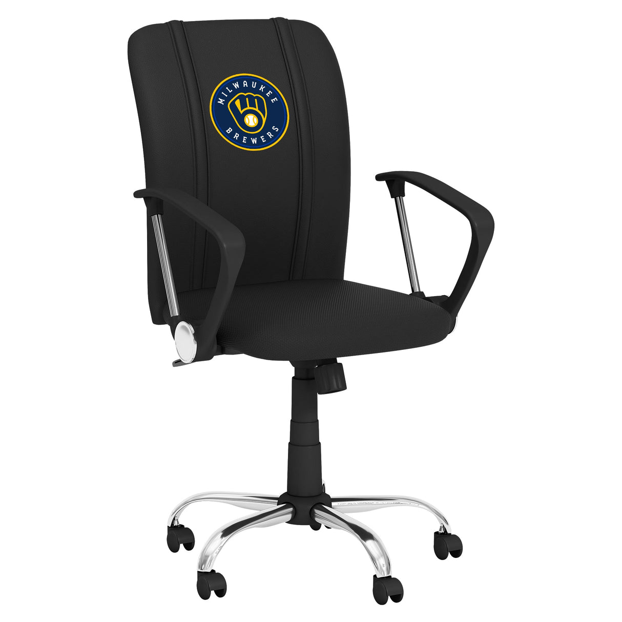 Curve Task Chair with Milwaukee Brewers Primary Logo