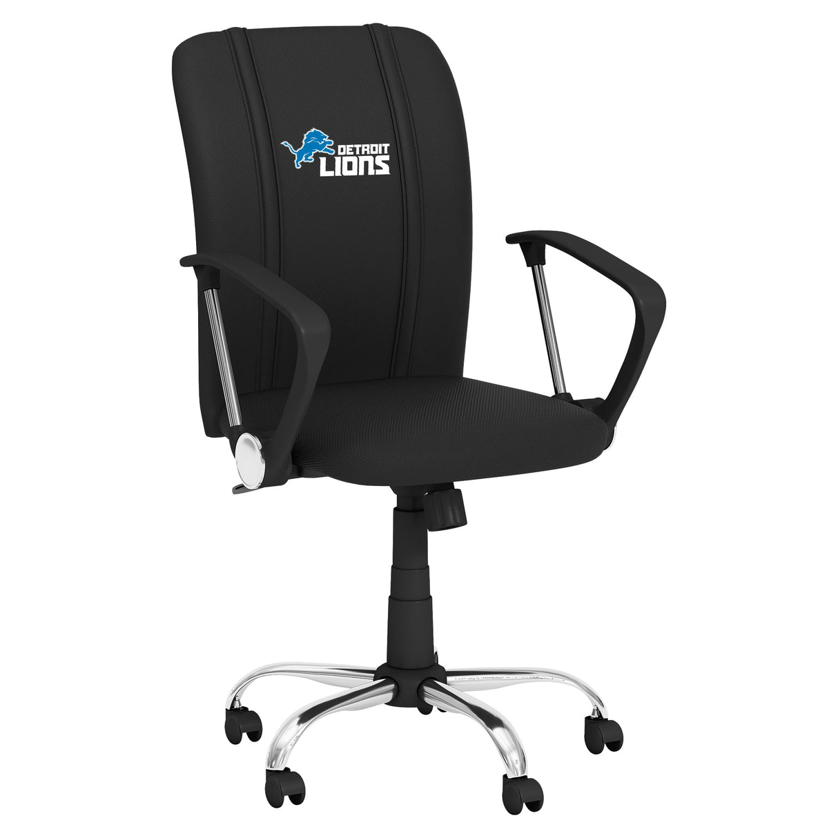 Curve Task Chair with Detroit Lions Secondary Logo