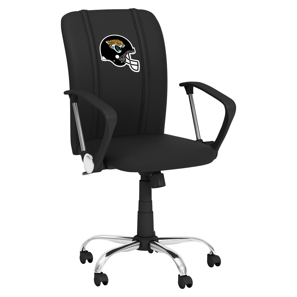 Curve Task Chair with Jacksonville Jaguars Helmet Logo