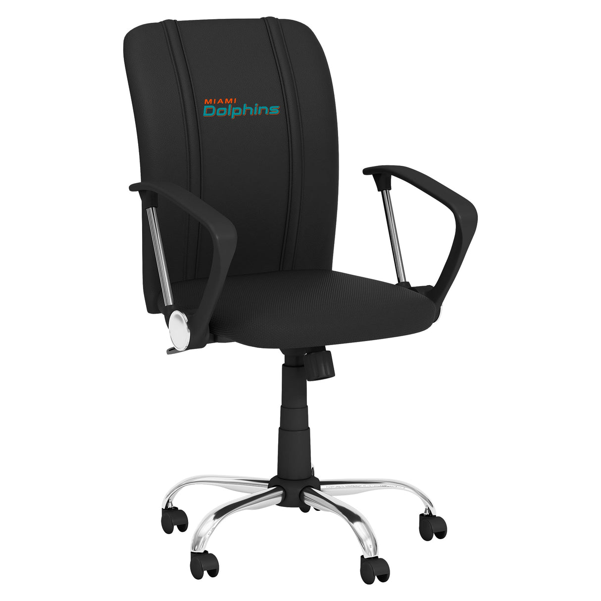 Curve Task Chair with Miami Dolphins Secondary Logo
