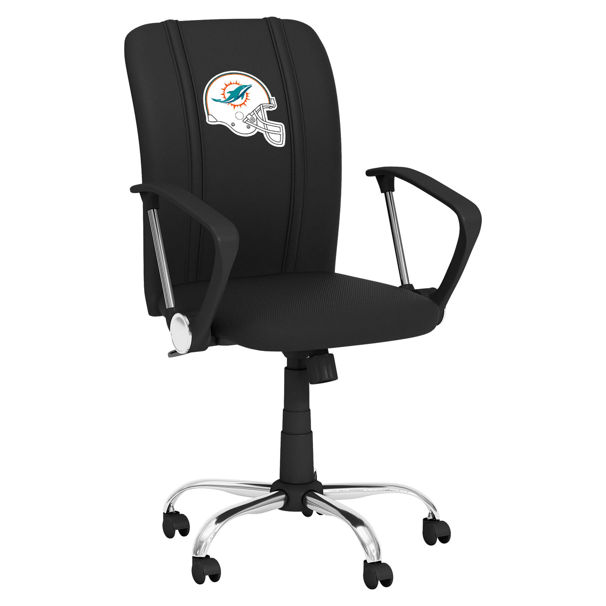 Curve Task Chair with Miami Dolphins Helmet Logo