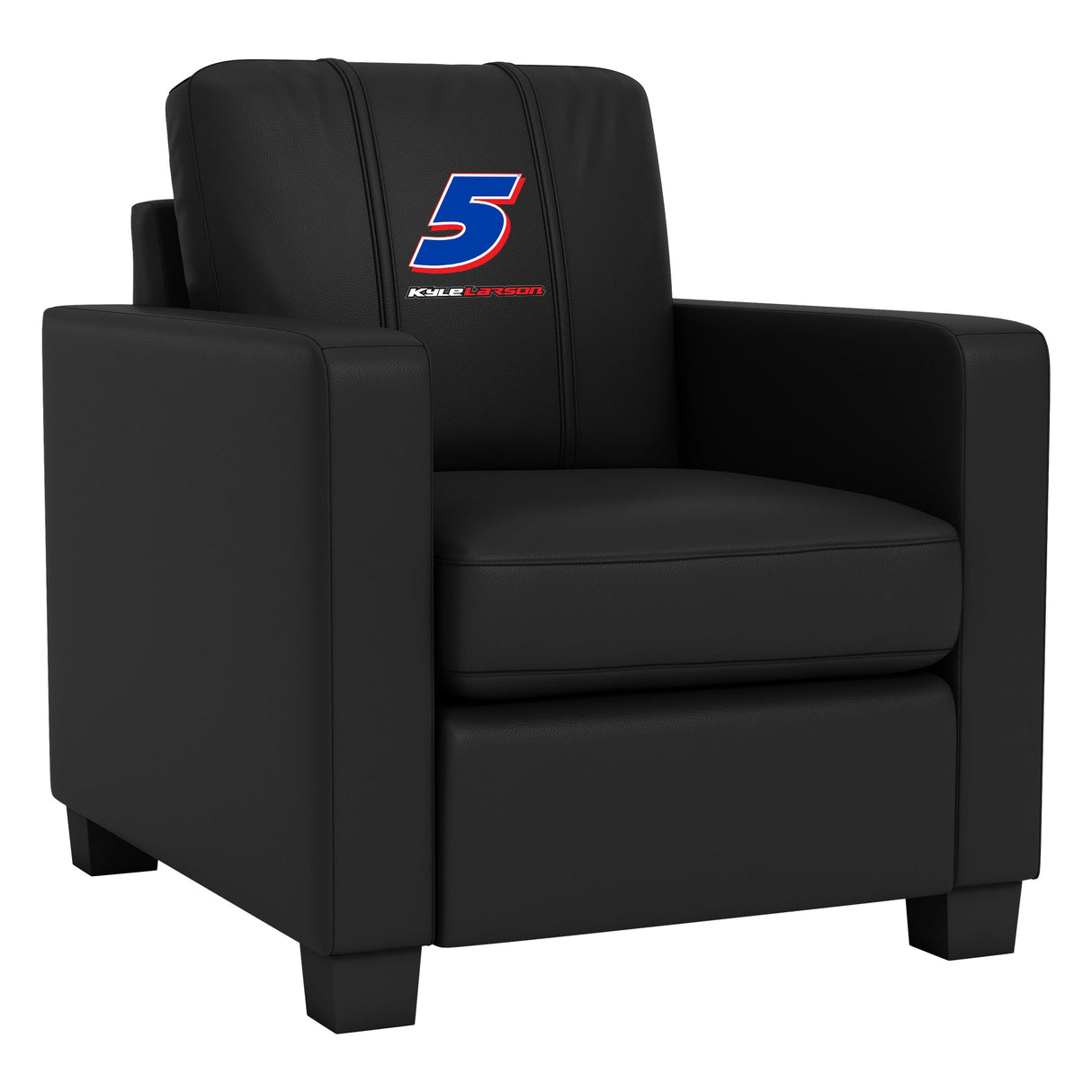 Dyno Stationary Club Chair with Kyle Larson #5 Name Rail Logo