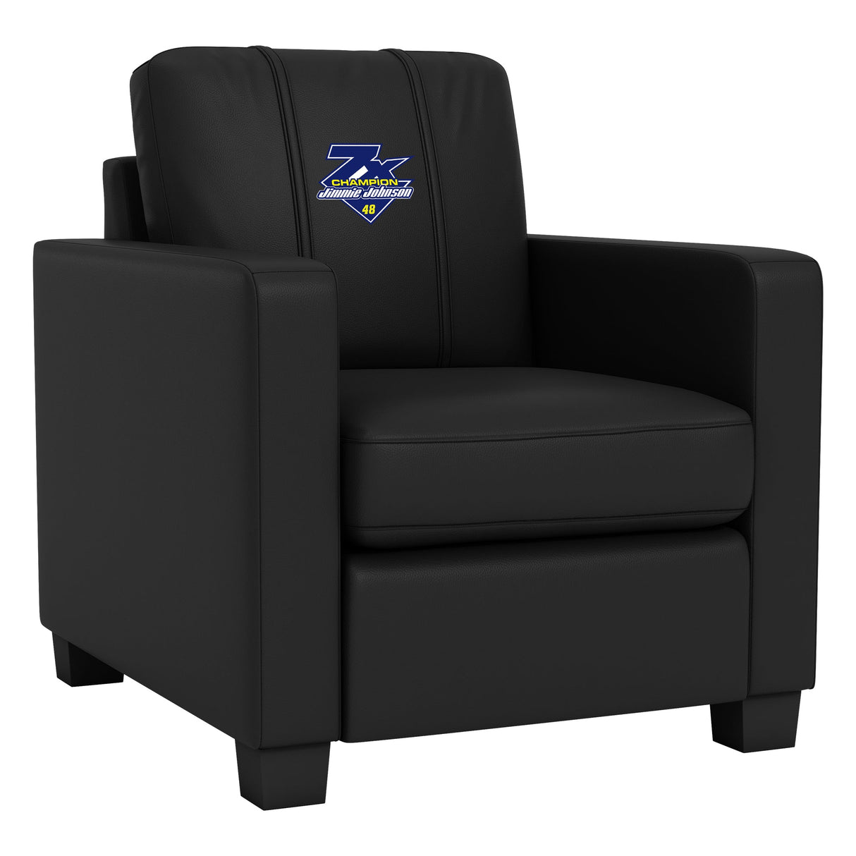 Dyno Stationary Club Chair with Jimmie Johnson 7 Time Champion Logo