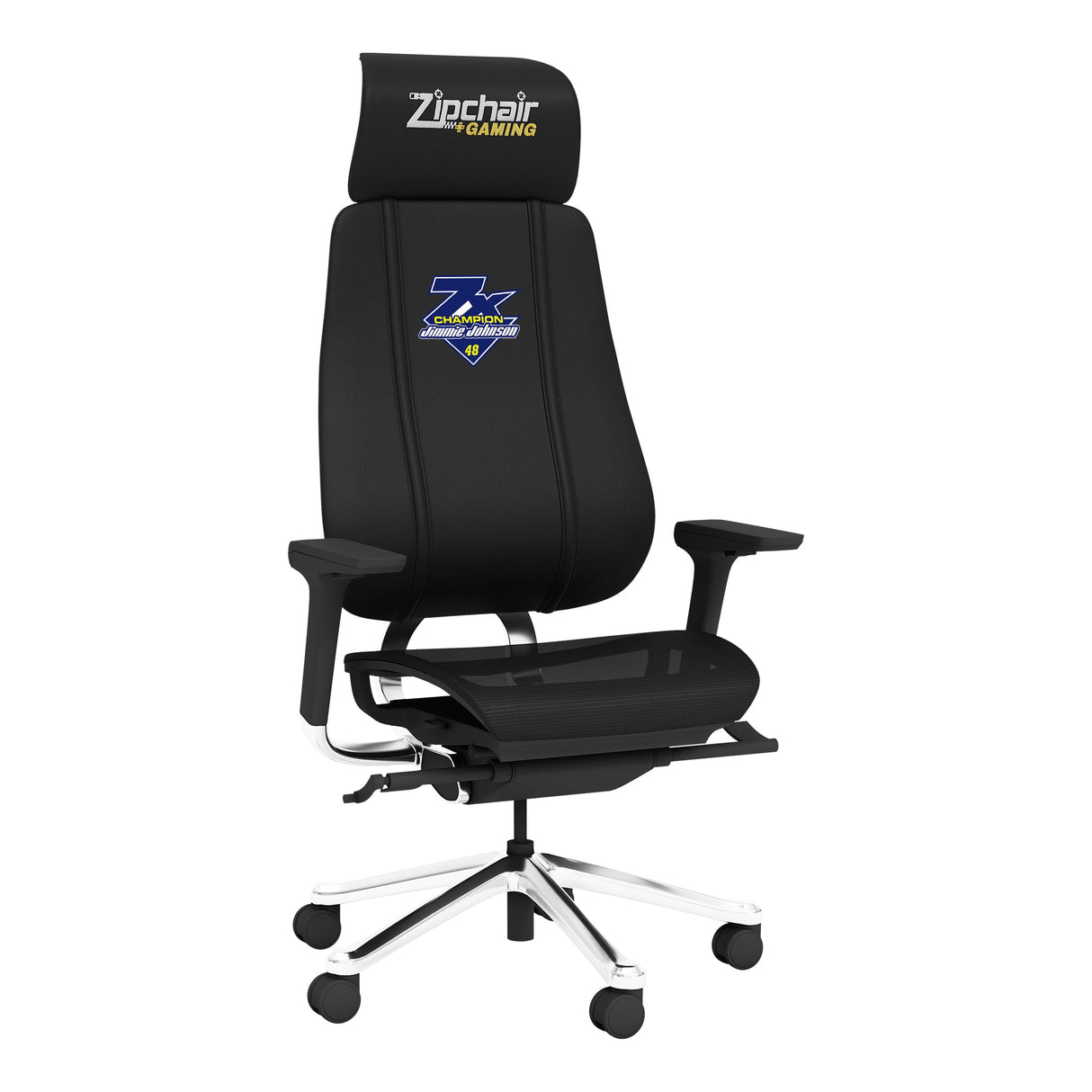 PhantomX Mesh Gaming Chair with Jimmie Johnson 7 Time Champion Logo