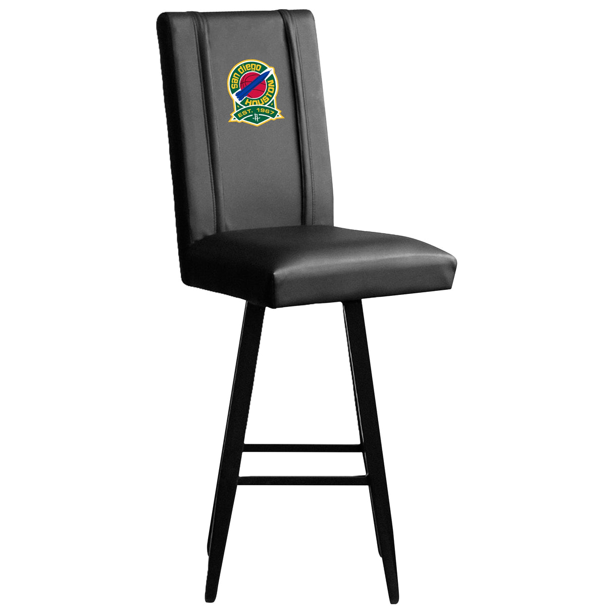 Swivel Bar Stool 2000 with Houston Rockets Team Commemorative Logo