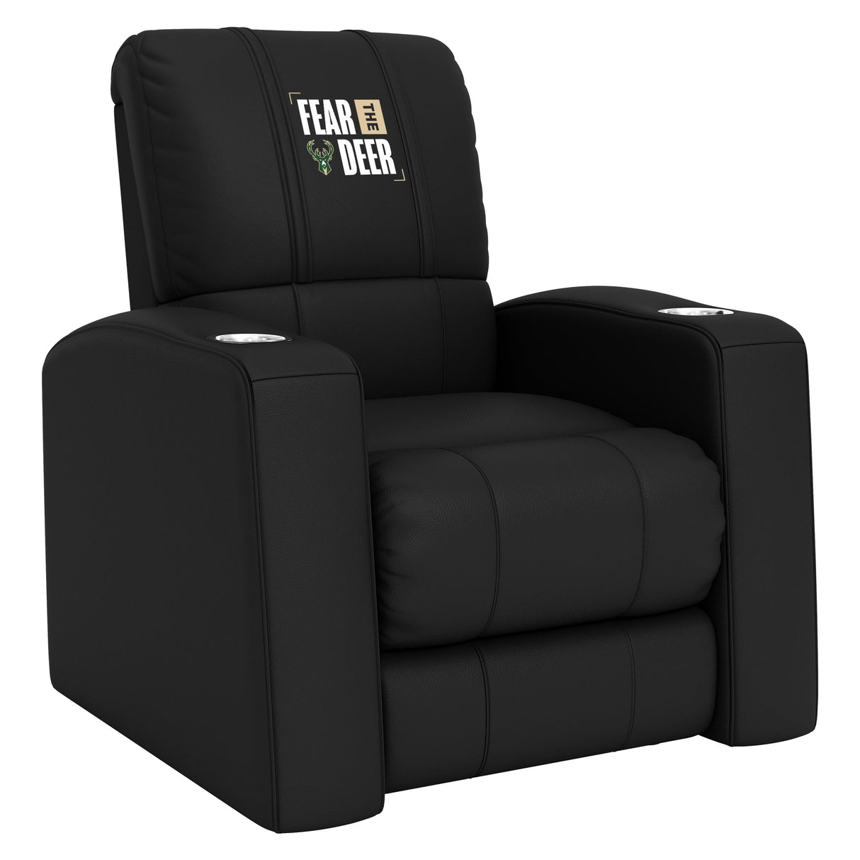 Relax Home Theater Recliner with Milwaukee Bucks 2024 Playoffs Logo