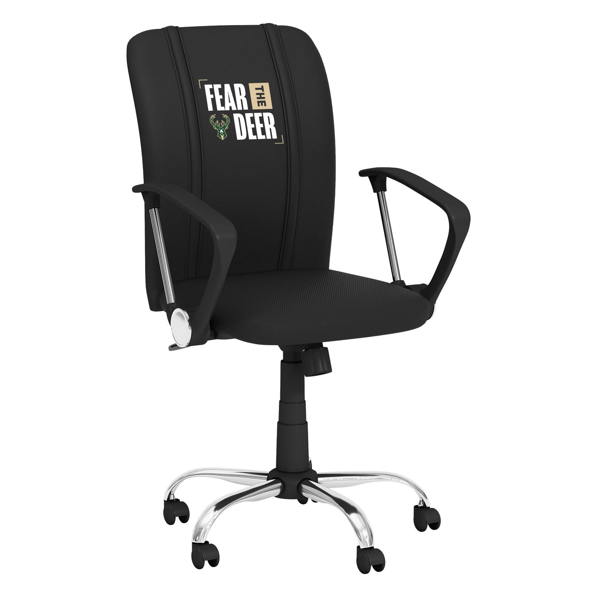 Curve Task Chair with Milwaukee Bucks 2024 Playoffs Logo
