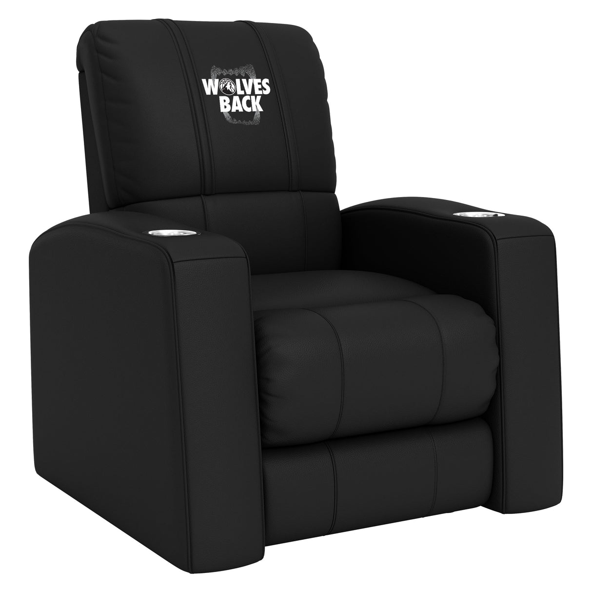 Relax Home Theater Recliner with Minnesota Timberwolves 2024 Playoffs Logo